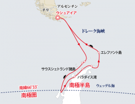 究極の南極体験：南極圏クルーズ12日間