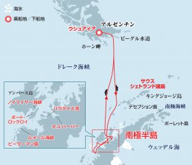 ホエールウォッチング：南極探検クルーズ11日間