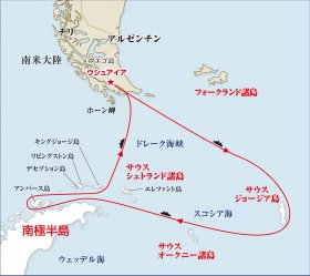 ペンギンサファリ：サウスジョージア島と南極探検クルーズ18日間