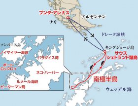 ドレーク海峡飛行機横断：南極エクスプレス8日間