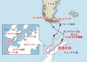 南極エクスプレス10日間：往路クルーズ、復路フライト