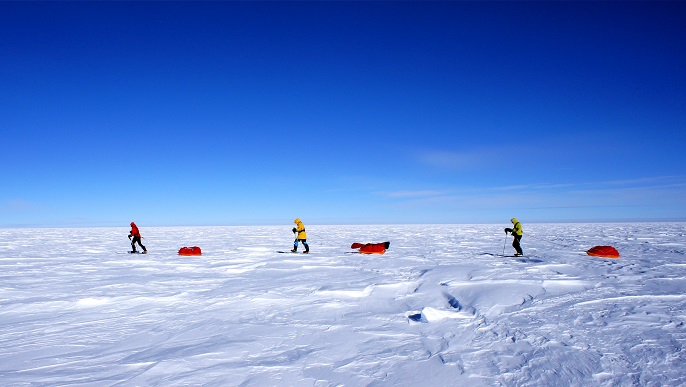 スキー／南極旅行